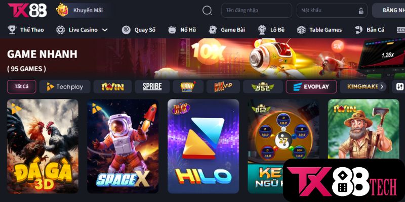 Kho game đẳng cấp chỉ có tại sân chơi uy tín